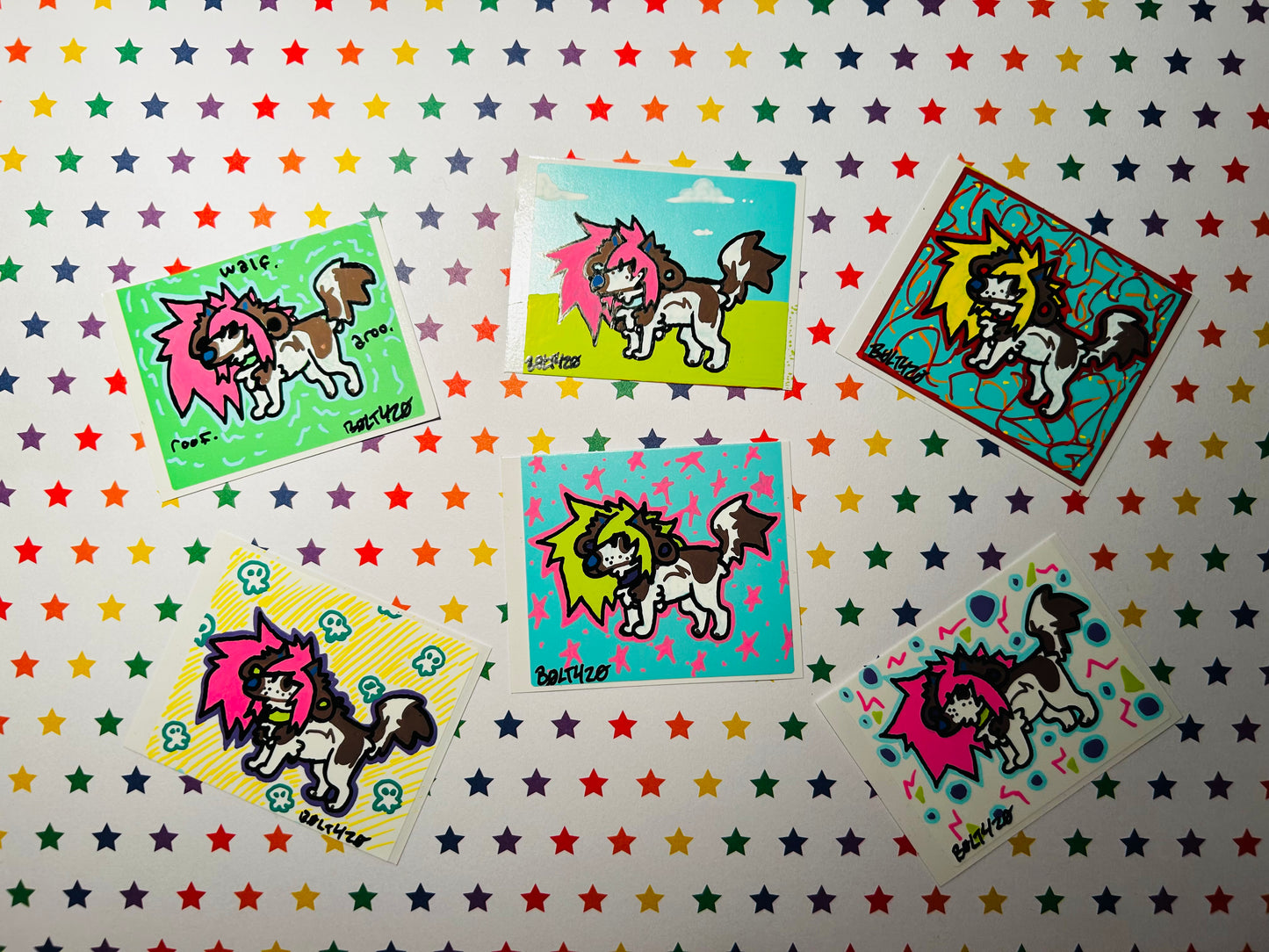 “Little Walf” | Set Of 2 Random Colored Eggshell Slaps