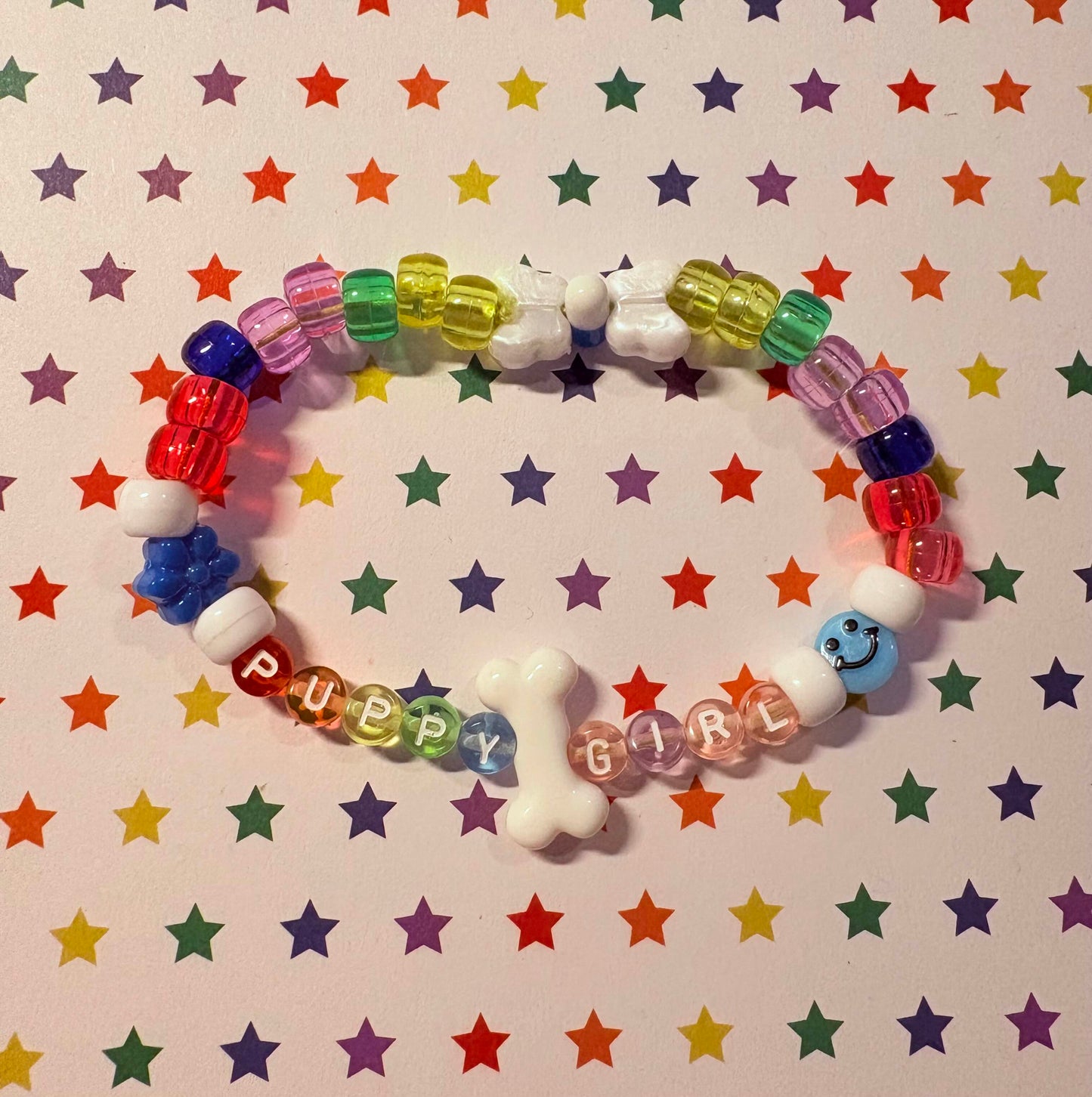 "Puppy Girl" Kandi Bracelet