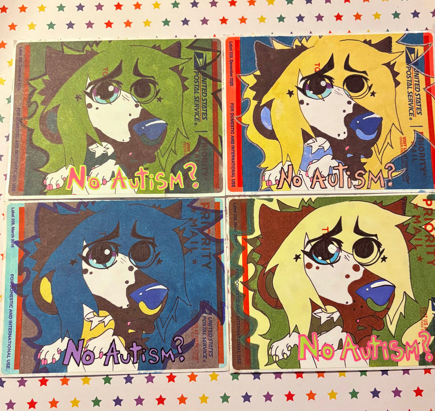 "No Autism?" | Random Colored Standard Slap