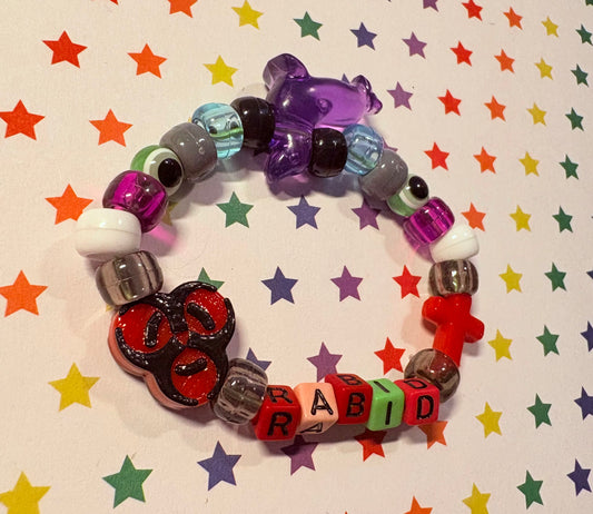 "Rabid" Kandi Bracelet