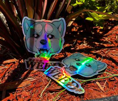 “WEED Anime” | Ginga Holographic Sticker