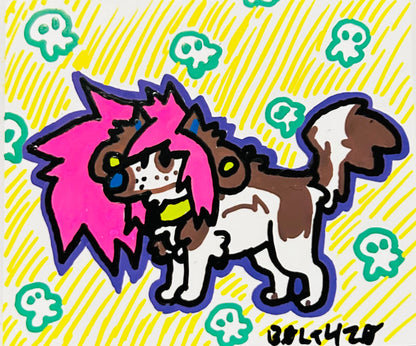 “Little Walf” | Set Of 2 Random Colored Eggshell Slaps