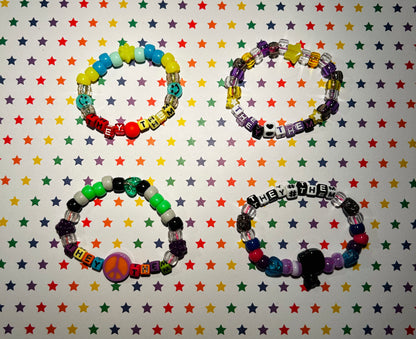 CUSTOM Silly Pronounz Kandi Bracelet