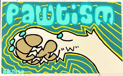 “Pawtism” | Random Colored Eggshell Slap