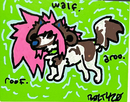 “Little Walf” | Set Of 2 Random Colored Eggshell Slaps