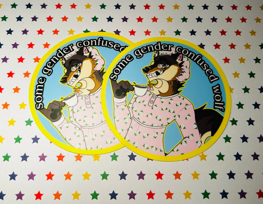 Furry 2000’s “some gender confused wolf” Shrek Parody Sticker