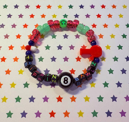 "Trippin Bawlz" Kandi Bracelet