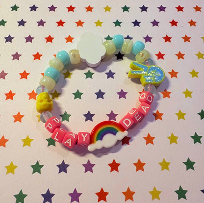 "Play Dead" Kandi Bracelet