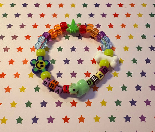 "Brain Dead" Kandi Bracelet