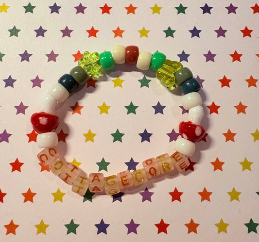"Cottagecore" Kandi Bracelet