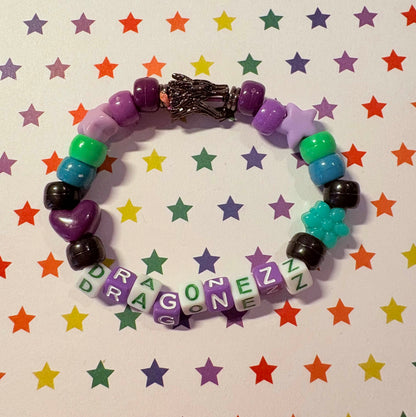 "Dragonezz" Kandi Bracelet