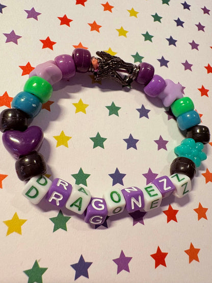 "Dragonezz" Kandi Bracelet