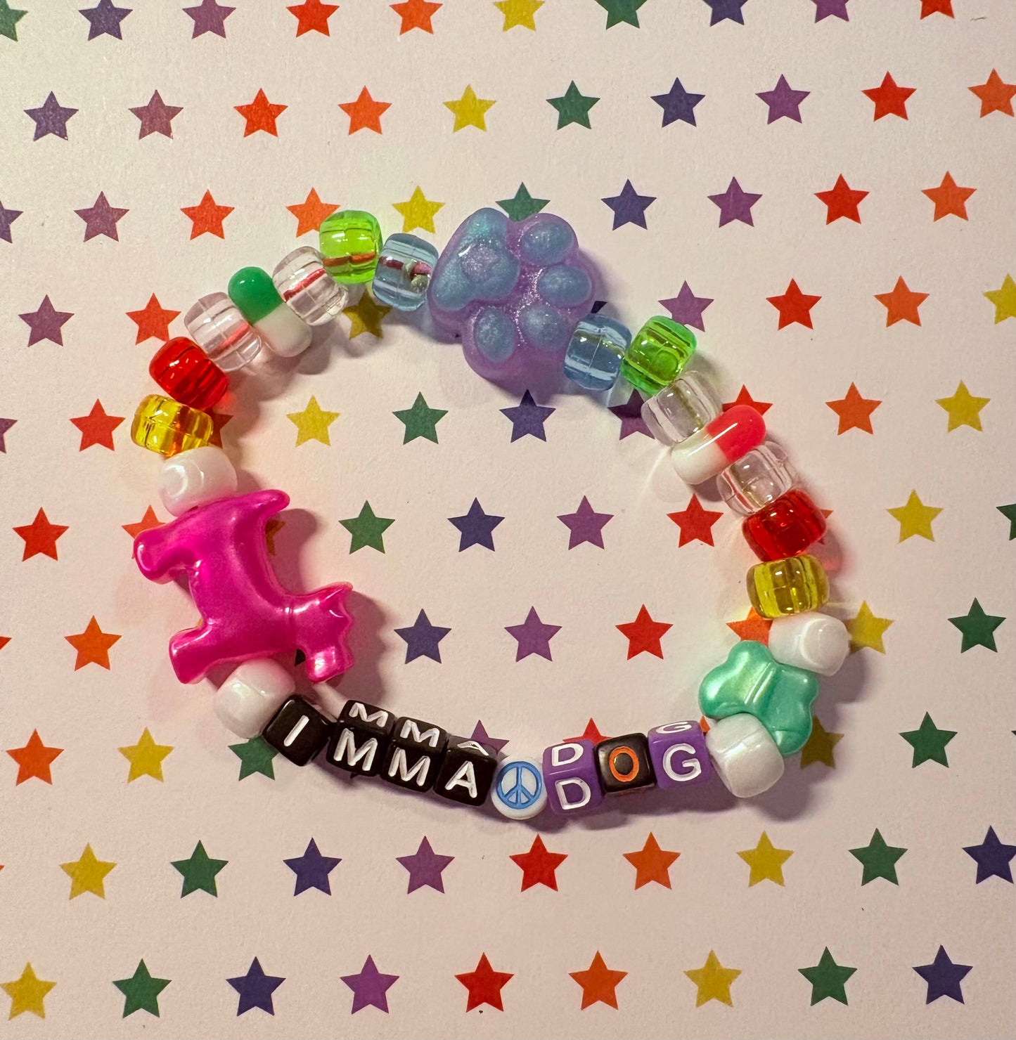 "Imma Dog" Kandi Bracelet