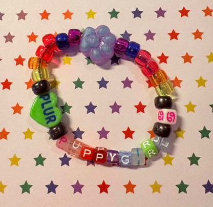 "Puppygirl" Kandi Bracelet