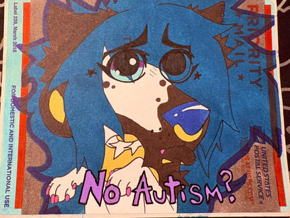 "No Autism?" | Random Colored Standard Slap