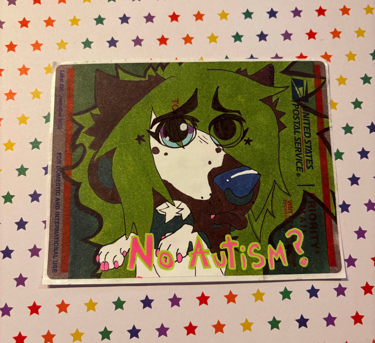 "No Autism?" | Random Colored Standard Slap