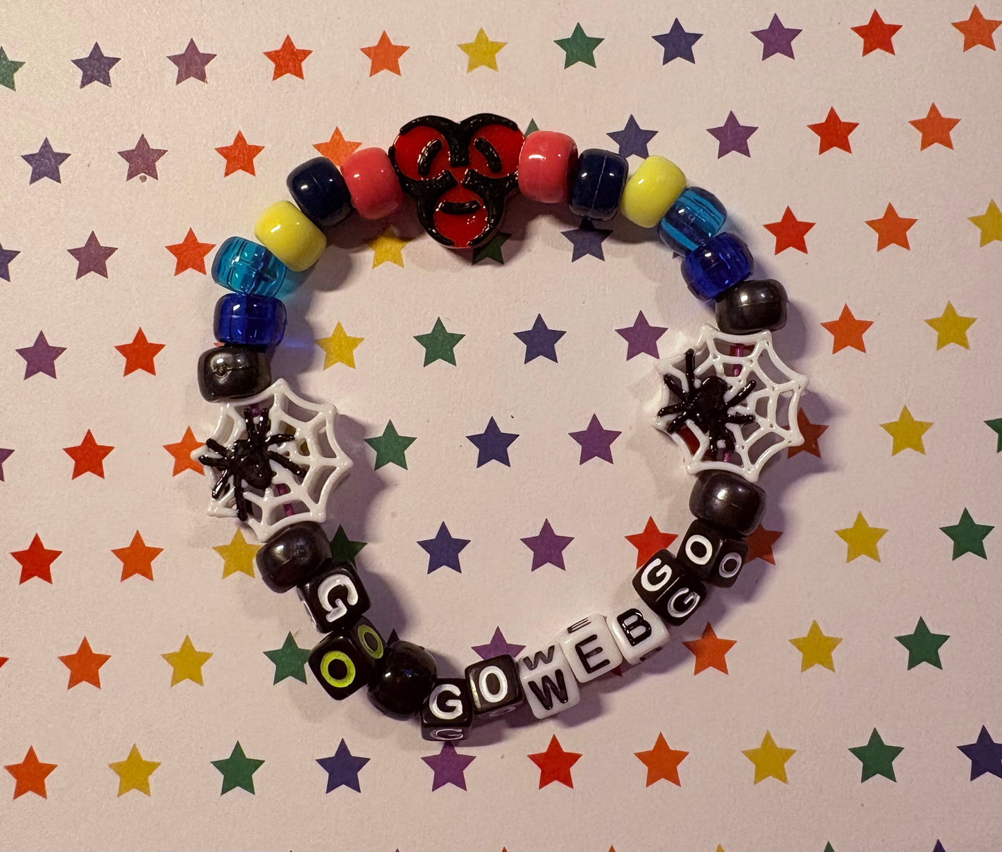 "GO GOWEBGO" Kandi Bracelet