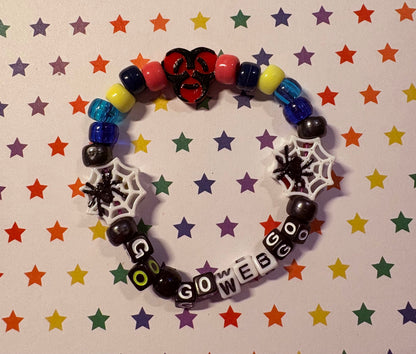 "GO GOWEBGO" Kandi Bracelet