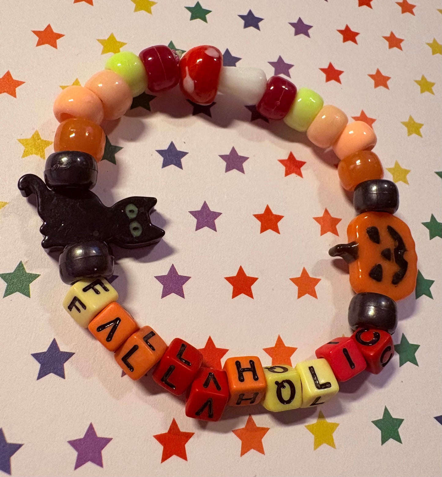 "Fallaholic" Kandi Bracelet