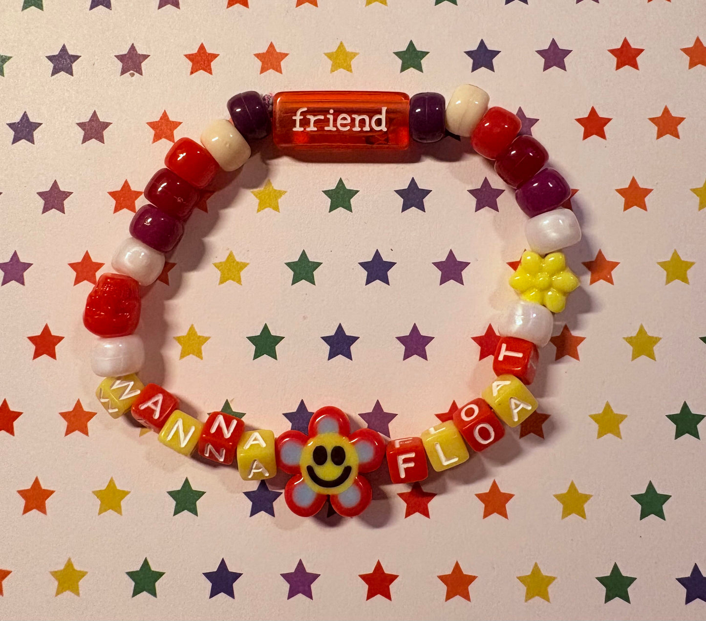 "Wanna Float?" Kandi Bracelet