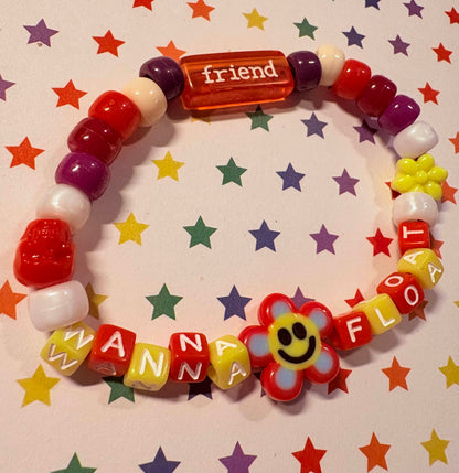 "Wanna Float?" Kandi Bracelet