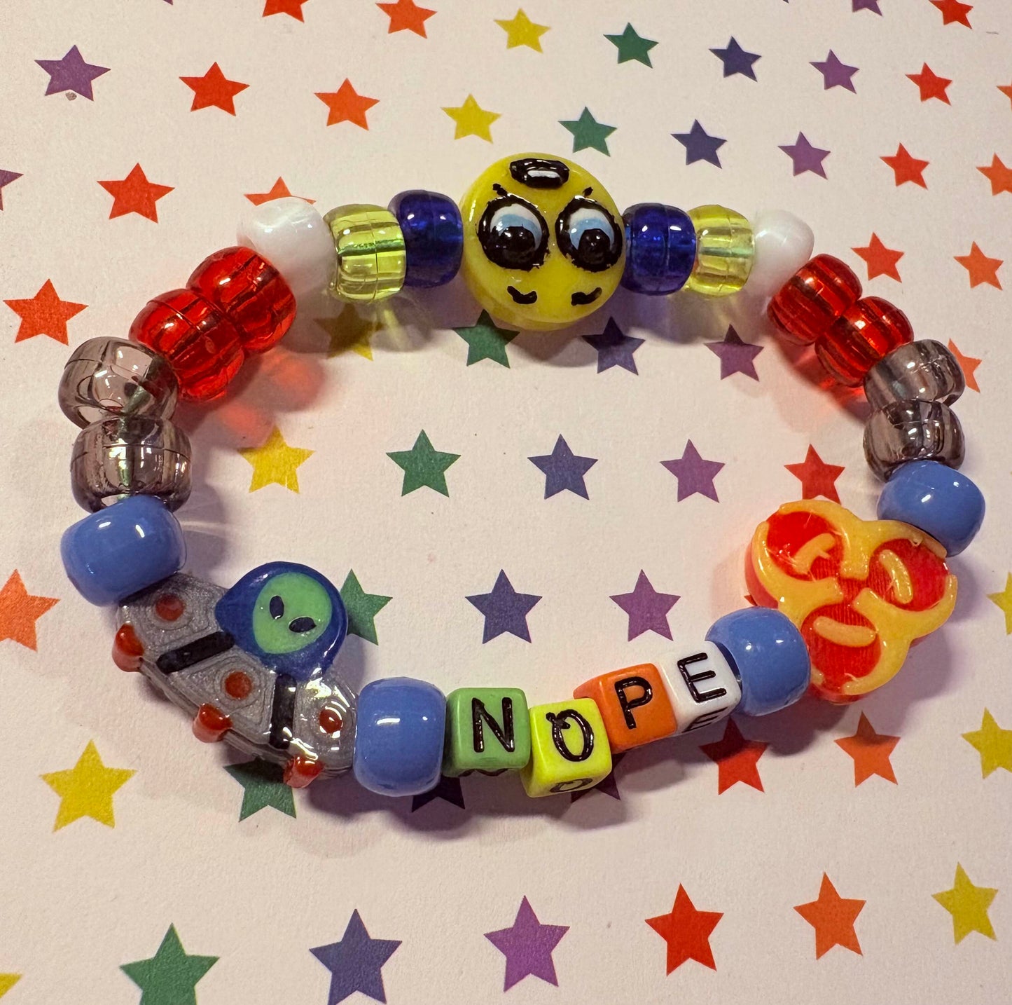 "NOPE" Kandi Bracelet