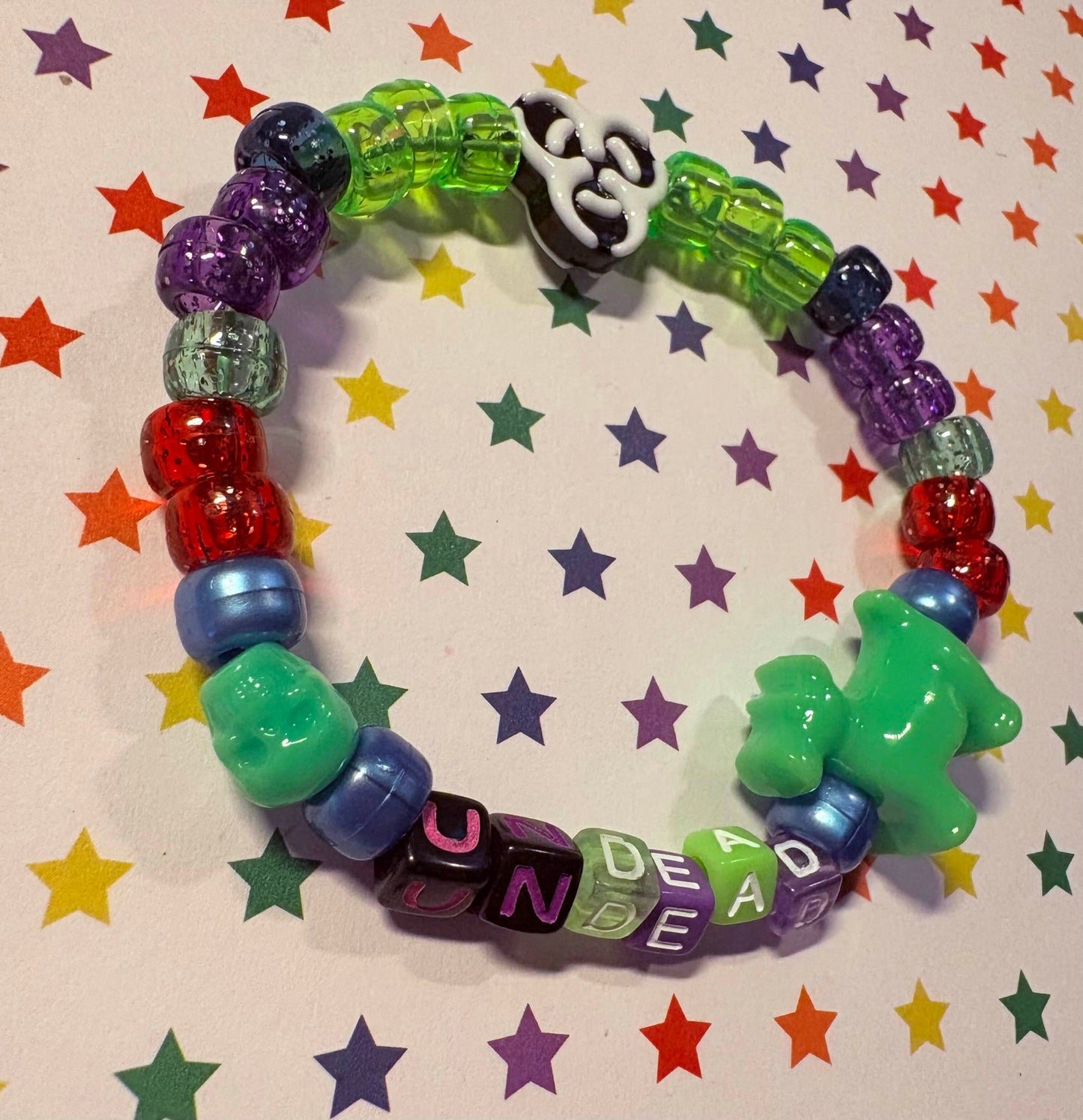 "Undead" Kandi Bracelet