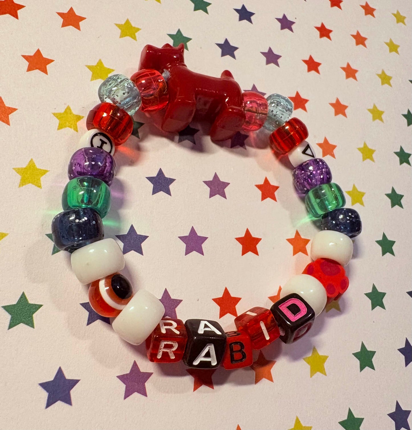 "Rabid" Kandi Bracelet
