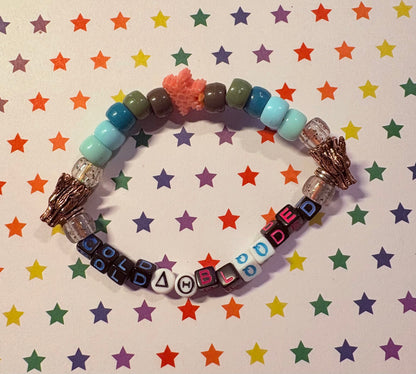 "Cold Blooded" Kandi Bracelet