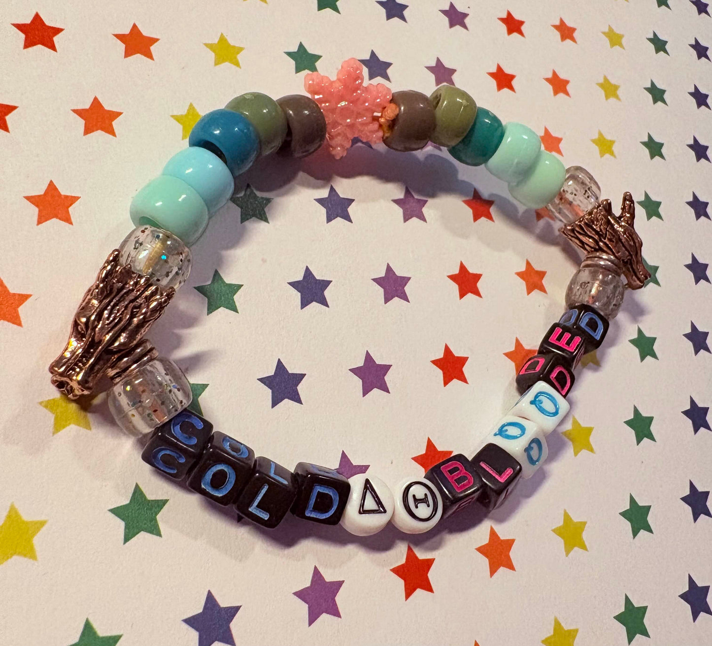 "Cold Blooded" Kandi Bracelet