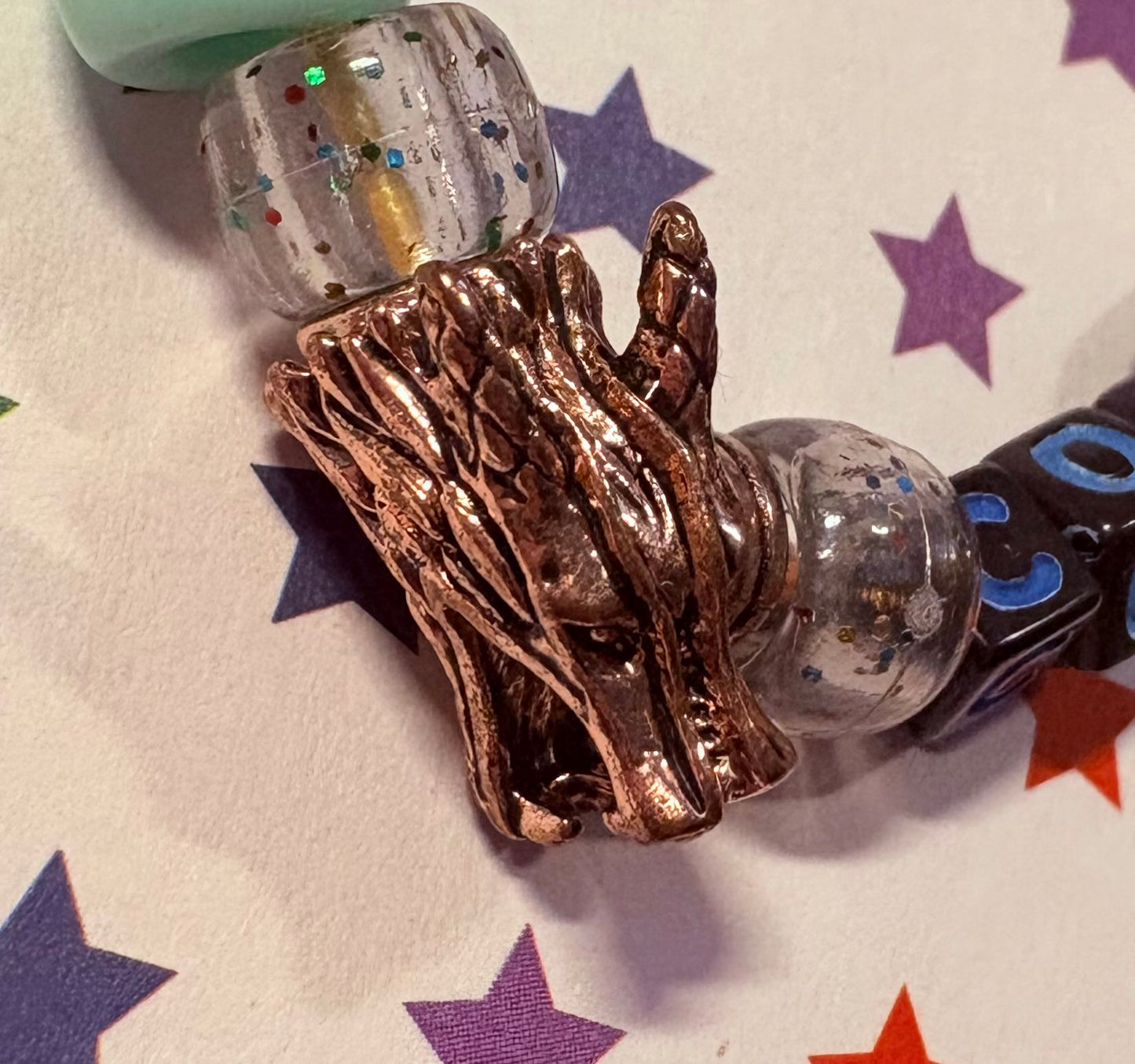 "Cold Blooded" Kandi Bracelet