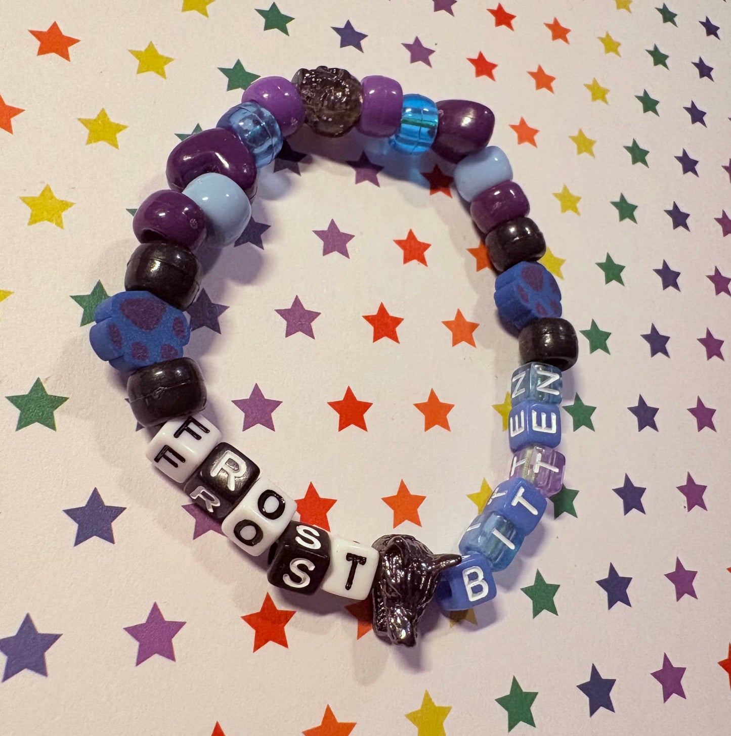 "Frost Bitten" Kandi Bracelet