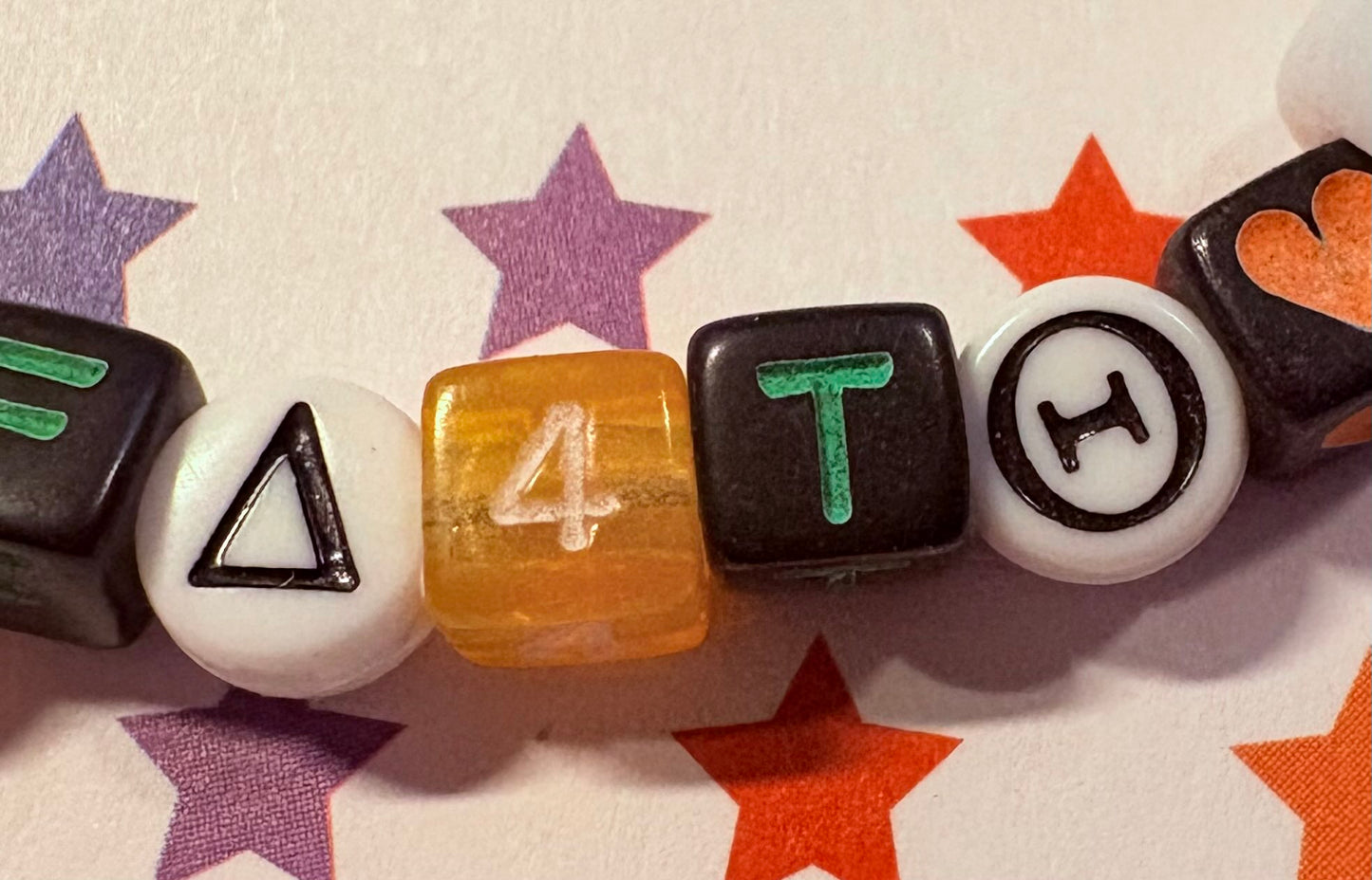 "Wolf At Heart" Kandi Bracelet