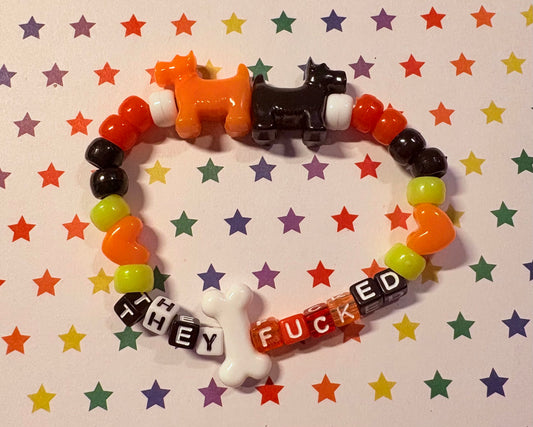 "They Fucked" Kandi Bracelet