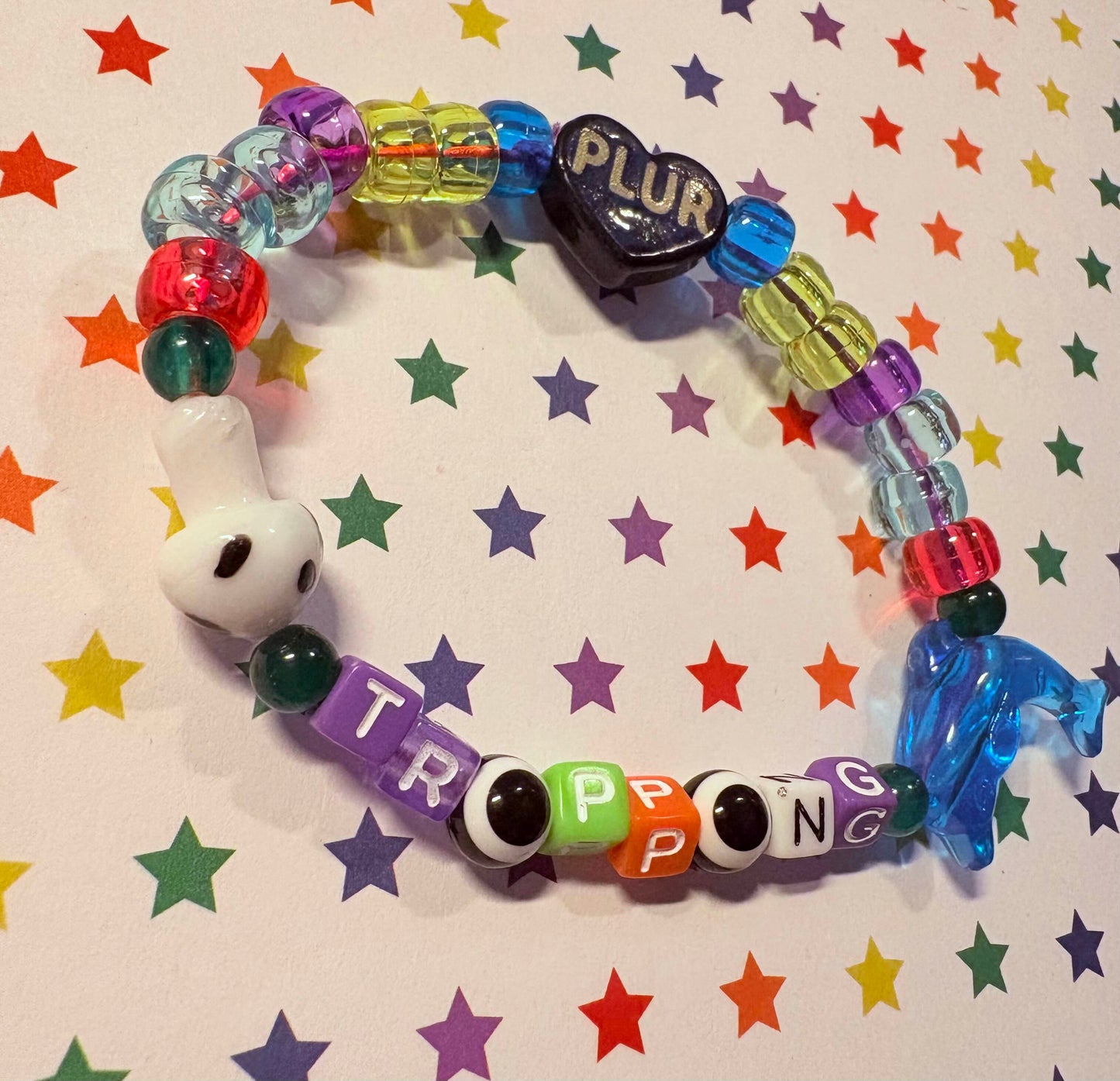 "Tripping" Kandi Bracelet