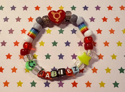 "Rabiez" Kandi Bracelet