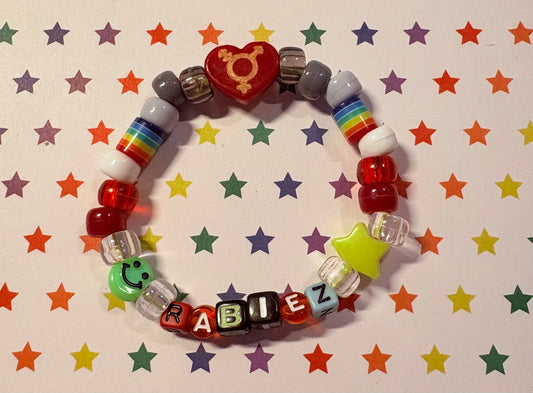 "Rabiez" Kandi Bracelet