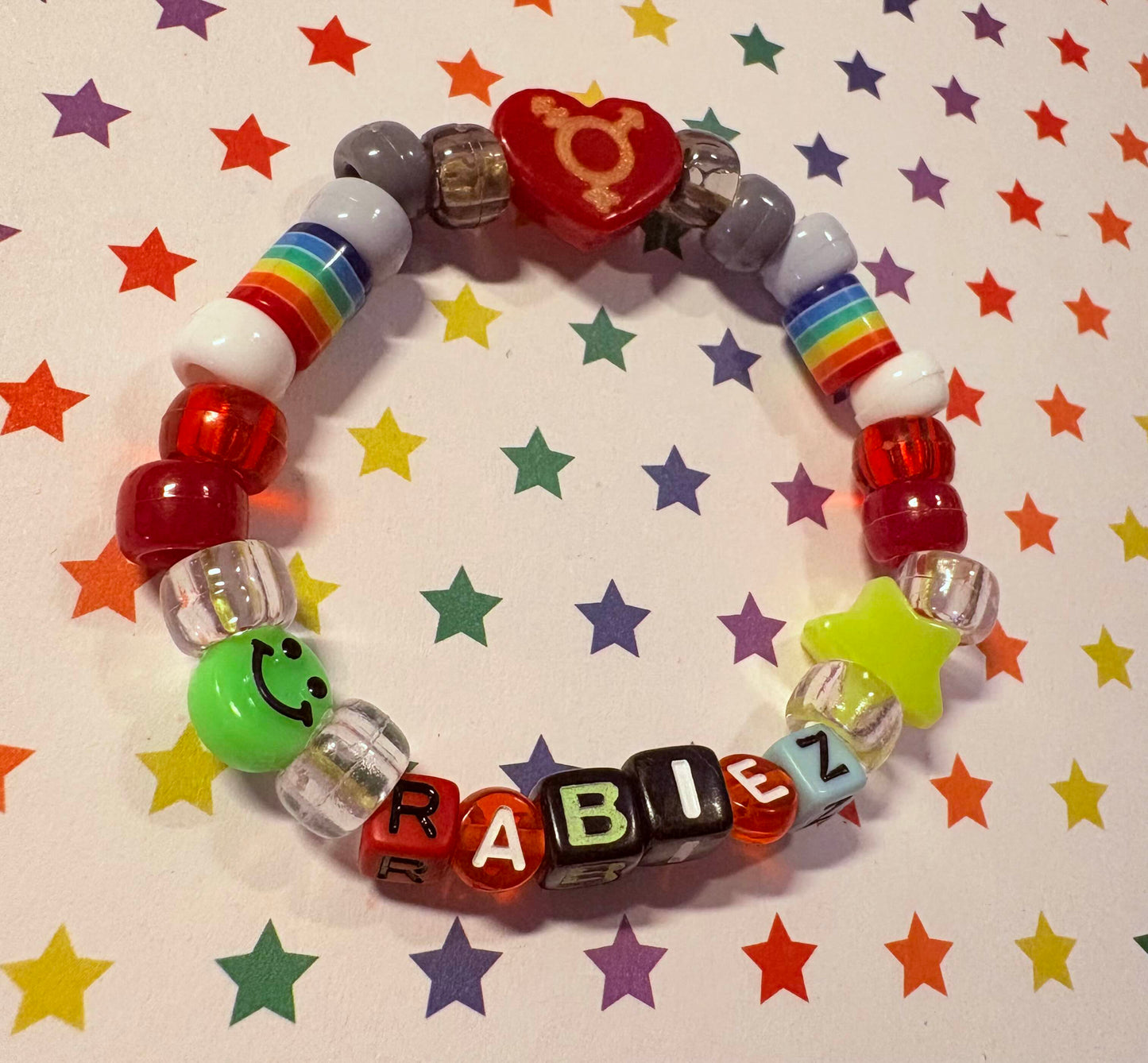 "Rabiez" Kandi Bracelet