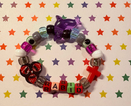 "Rabid" Kandi Bracelet